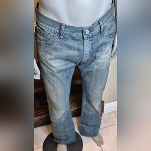 Energie Light Blue Denim Straight Jeans